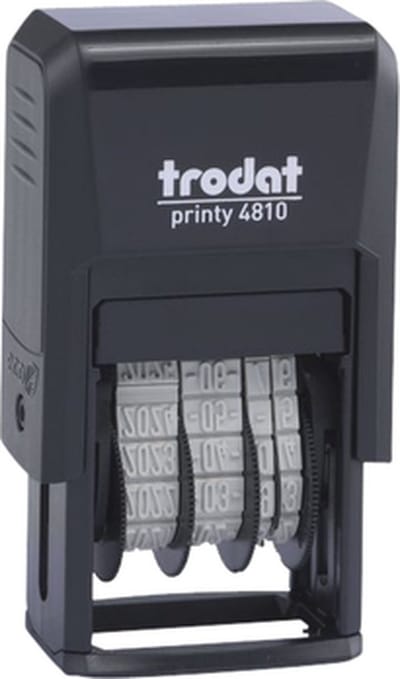 Datumstempel Trodat Printy 4810 cijfers zwart