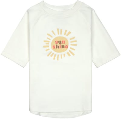 Lässig Splash & Fun Rashguard Zwemshirt met korte mouw met UV-bescherming - Sunshine sea salt, 25-36 maanden, maat 98