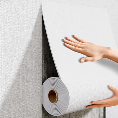 Isolatiebehang Rol - Schuimrubberen Wandpanelen - Muur Isoleren - Zelfklevend Vochtbestendig - 50cm Breed - Wit