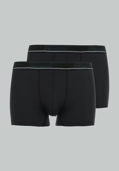 CECEBA Bamboo Heren Boxers - 2-pack - Zwart