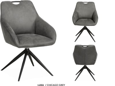 MX-Sofa - Stoel Luka / Kleur: Grey