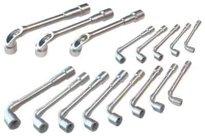XHANDER gebogen Pijpsleutelset 16-delig - 8 tot 24 mm