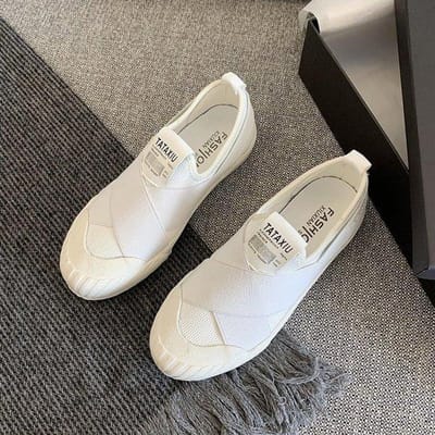 Damesschoenen Witte schoenen met schelpneus Sneakers Dames Platte schoenen Dames Loafers Sportschoenen Dames Schoenen Dames 40