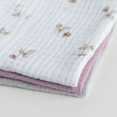 Mousseline katoenen herbruikbare zakdoek - Combipack vrouw 2