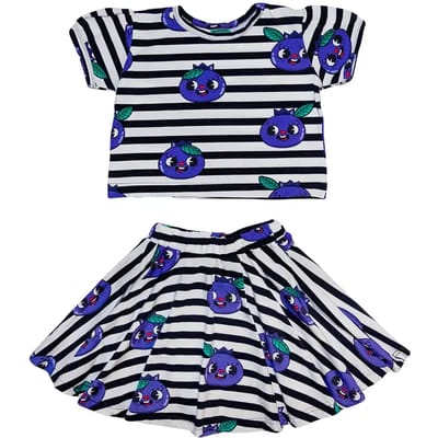 Jurk en top baby meisje Raspberry Republic Blueberry Blast
