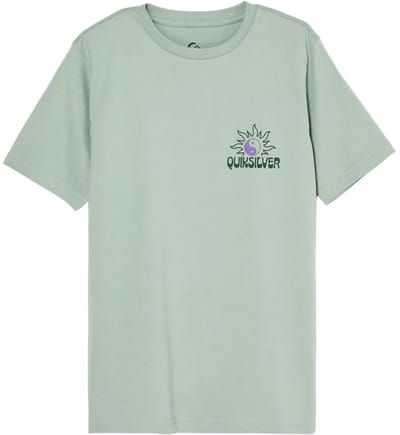 Quiksilver Fusion T-shirt Met Korte Mouwen Groen 12 Years Jongen