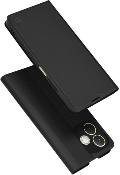 Hoesje geschikt voor Oppo A5 Pro - Techsuit Magskin Book Wallet Case - Zwart