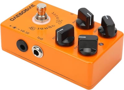 Gitaar Overdrive Pedaal - Muziek Effect - Muziek Maken - Aluminium Shell - 13 x 8 x 6 cm - Meerkleurig