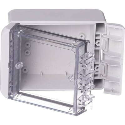 Bopla Bocube B 100806 PC-V0-G-7035 96022125 Outdoorbehuizing 80 x 113 x 60 Polycarbonaat (V0) Grijs-wit (RAL 7035) 1 stuk(s)