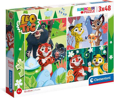 Kinder Legpuzzels - Tekenen Puzzels - Kind Ontwikkeling - 3 x 48 Stukjes - 32 x 22 cm - Meerkleurig