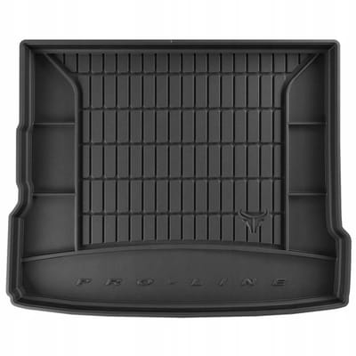 Premium Rubber Kofferbakmat met Organizer Functie – Geschikt voor AUDI Q3 I (8U) 2011-2018 – Bovenste Laadvloer – TPE Rubber – Hoge Rand 5 cm