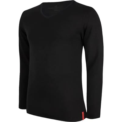T-shirt met lange mouwen en V-hals Undiemeister