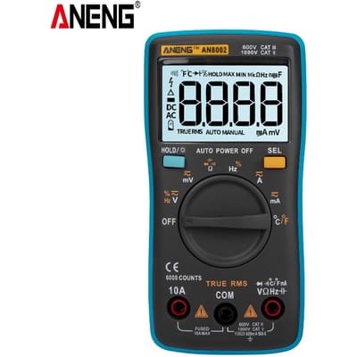 ANENG AN8002 6000 Counts True RMS Multifunctionele Digitale Multimeter Voltmeter Ampèremeter Draagbare Mini Universele Meter
