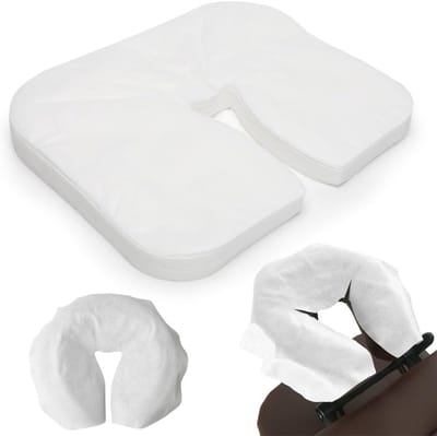 Ultra Zachte Gezichtskussens voor Massages, Ademend en Hygiënisch, Perfect voor Massage Stoelen en Sofas, 200 Stuks 35 x 28 cm