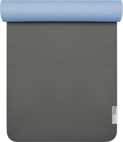Yogistar Yogamat pro - Antraciet/Lichtblauw
