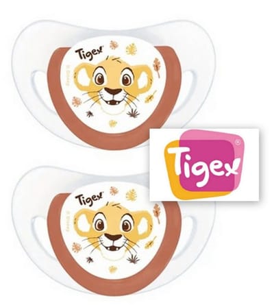 Tigex fopspenen | 2 stuks | Disney baby- Simba - King Leeuw | 6-18 maanden
