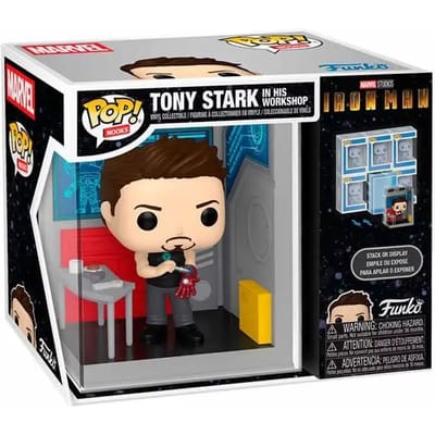 Iron Man Marvel - Tony Stark in his Workshop (Pop! Nooks) vinylfiguur Unisex Funko Pop! - Neutraal - Standard