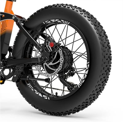 Set Velgstickers voor 20 Inch Fietswielen MTB en Fatbike - Geel
