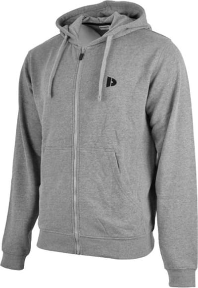 Donnay - Sweatvest met capuchon (Bruce) - Sportvest - Heren - Silver marl (032) - maat S