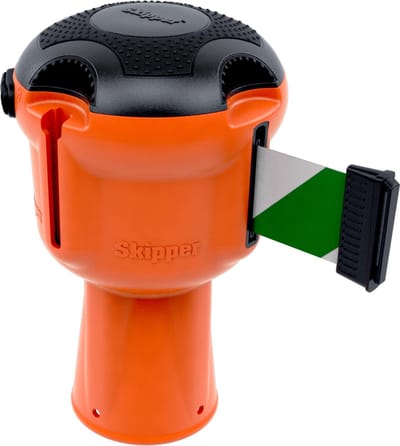 Oranje Skipper® Unit met groen/wit afzetlint + Kortpack pen (027.0081)