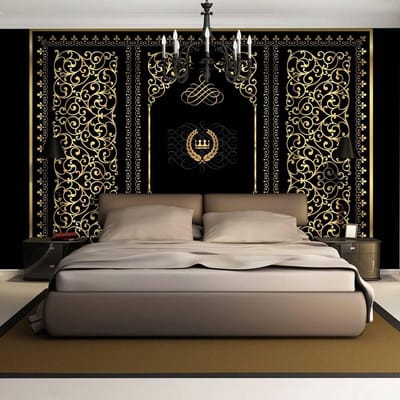 400cm X 280cm - Fotobehang - Charme van de nacht