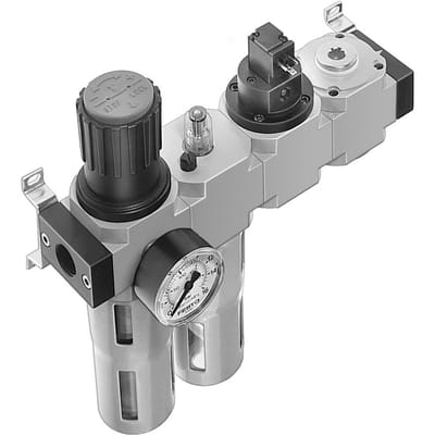 Festo Luchtverzorgingsunit G1/8'' 2.5-12bar 550l/min 40µm Mini - 185827 - P2X7U