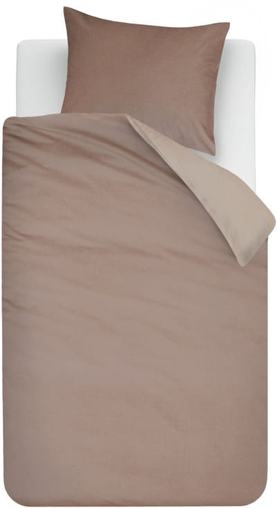 Beddinghouse Warm dekbedovertrek - Eenpersoons - 140 x 200/220 cm - Roze