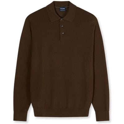 OLYMP Casual Breisel, Zwart-Bruin