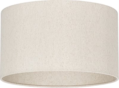 Uniqq Lampenkap stof beige transparant Ø 35 cm - 20 cm hoog