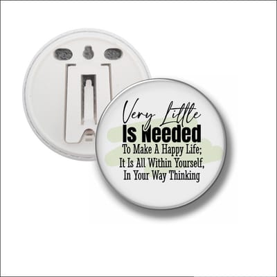 Button Met Clip 58 MM - Very Litlle Is Needed