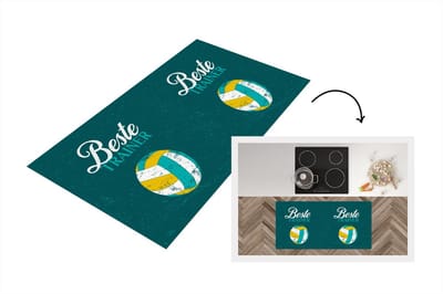 Keukenloper - Loper keuken - Spreuk - Trainer - Quotes - 120x60 cm - Keukenloper vinyl