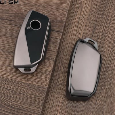 Titanium Grijs Voor Bmw I7 X7 G07 Lci Ix I20 X1 U11 7 Serie G70 G09 Xm U06 G81 M3 Auto Sleutelhoes Cover Fob Tas Sleutelhanger Accessoire black