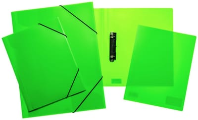 Ringband A4 PP Neon, groen
