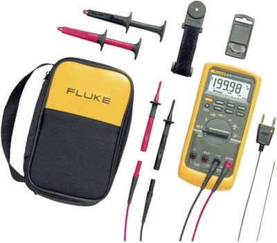 Fluke 87V/E2 Kit Multimeter Digitaal CAT III 1000 V, CAT IV 600 V Weergave (counts): 20000