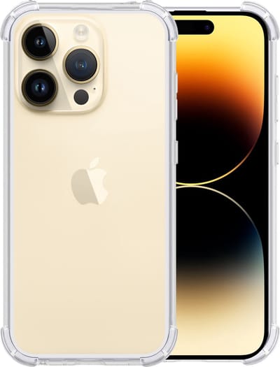 iPhone 14 Pro hoesje shockproof backcover - Transparant - Arara