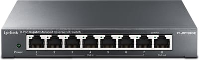 TP-Link TL-RP108GE 8-Port Gigabit Managed Reverse PoE Switch