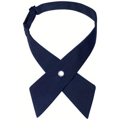 Meisje Studentenuniform Strikken Stropdassen Mannen Vrouwen Effen Professionele Strik Dames Kruis Dagcravat Schoolbal Afstuderen Casual blue