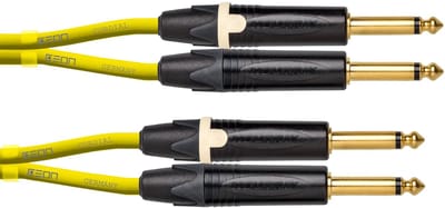 Cordial CEON DJ PLUG 0.6 Y 0,6 m - Audio kabel