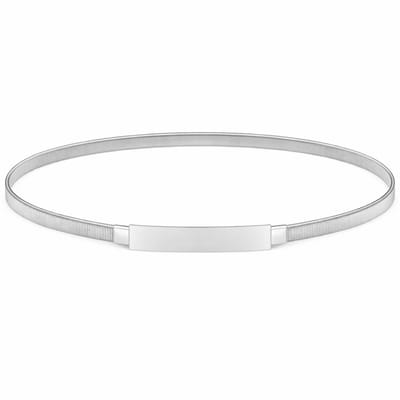 Dailygoods- Tailleriem Goud - Verstelbare Damesriem - Smalle Riem - Elastische Riem - Mode Accessoire - Hoogwaardige Metaallegering