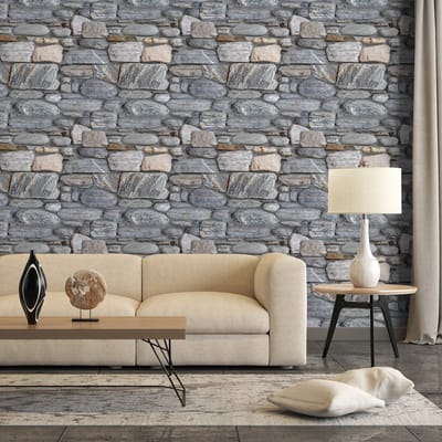 Behangsticker - ALPINE STONES - 30x30cm