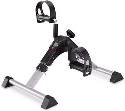 Mini Hometrainer - Pedaal Trainer - Thuis Fitness - Inklapbaar Ontwerp - Niet Van Toepassing - Zwart