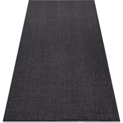 Kleden Rugsx Sisal tapijt TIMO 6272 buitenshuis zwart 160x220 cm