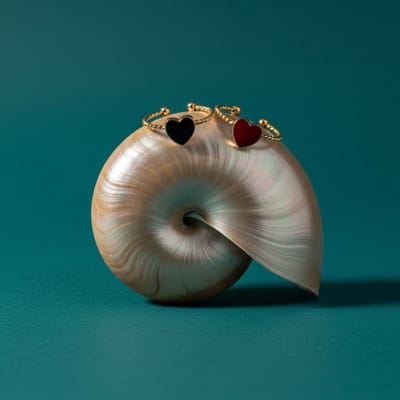 Aramat Jewels | Ringen | Verstelbare RVS Ring met Emaille Hartje - Goudkleur (8,5 mm) | Wit | |8mm | Staal | Volwassenen | Verkleurd niet