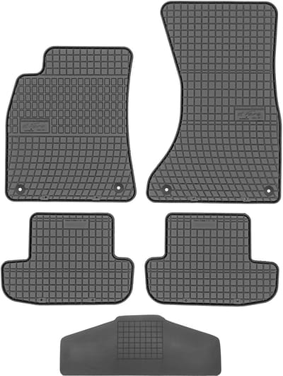 Frogum ET0722 - Rubber Automatten - Audi A5 I 2009-2016 - Met Bevestigingen - Zwart