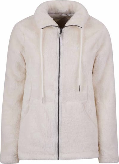 BJØRNSON Elin Coral Fleece Vest Dames 4 seizoenen - Maat 54 - OffWhite
