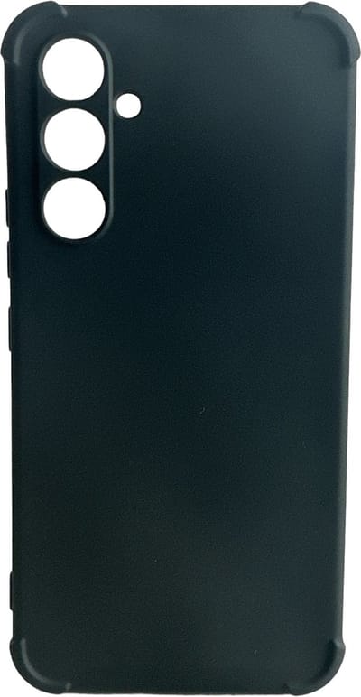 Shockproof Flexibele achterkant Silicone hoesje zwart Geschikt voor: Samsung Galaxy A24 / A25 5G/4G