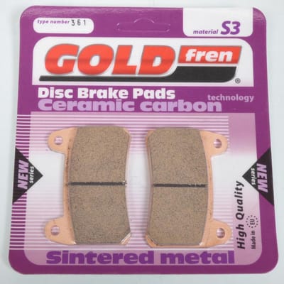 Plaquette de frein Gold Fren pour Moto Chinois 125 motocycle Neuf