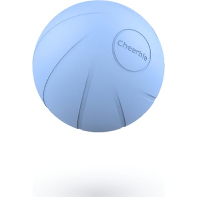 Cheerble Wicked ball 2.0 - Interactieve Zelfrollende Bal voor Kleine Honden - USB oplaadbaar - Blauw