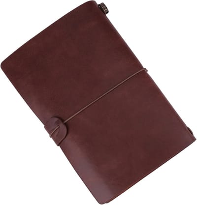 Vintage Refillable Notitieboek van PU Leer voor Schrijven en Tekenen in 5 Kleuren - Persoonlijk Dagboek voor Speciale Gelegenheden en Creatieve Projecten
