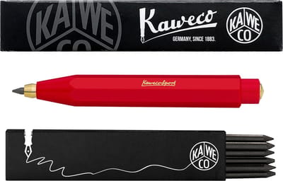 Kaweco - Vulpotlood 3,2 - Classic Sport - Rood - Met doosje vullingen